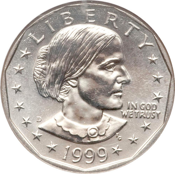 1999-D Susan B Anthony Dollar Coin