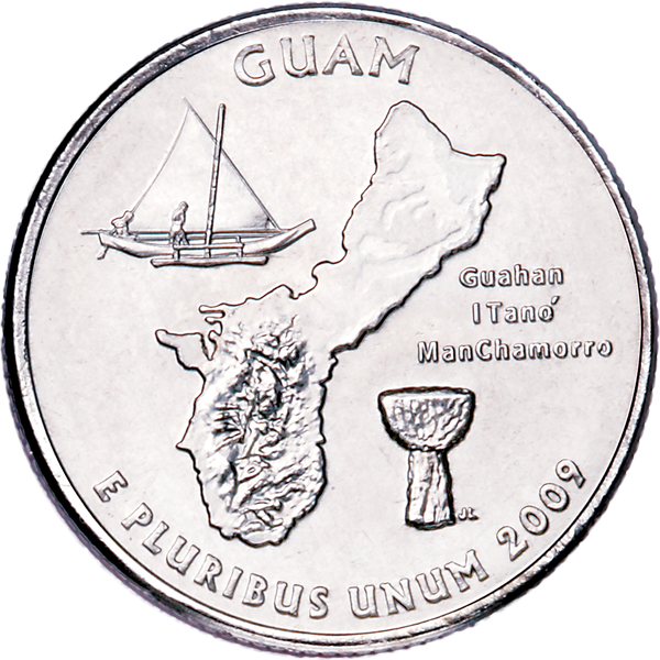 Guam Territory Quarter Rolls 2009-D