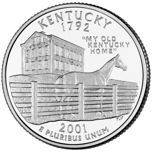 Kentucky State Quarter 2001-P