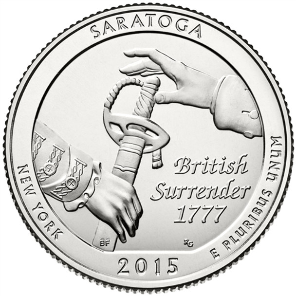 2015-D Saratoga Park Quarter Roll