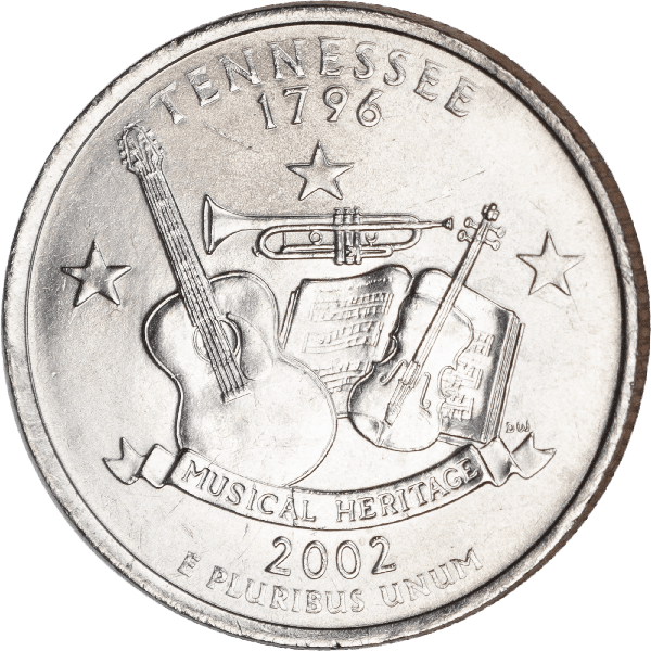 Tennessee State Quarter 2002-P