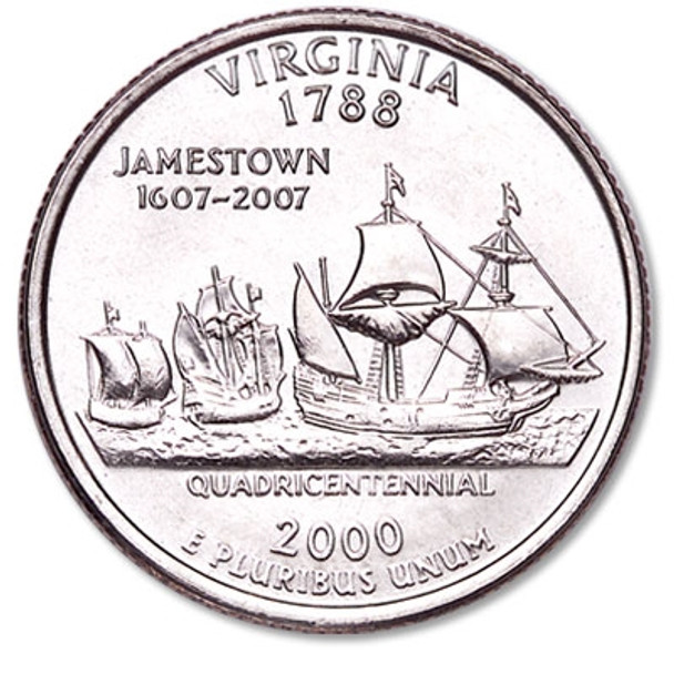 State Quarter Rolls Virginia 2000-P