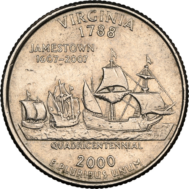 State Quarter Rolls Virginia 2000-P