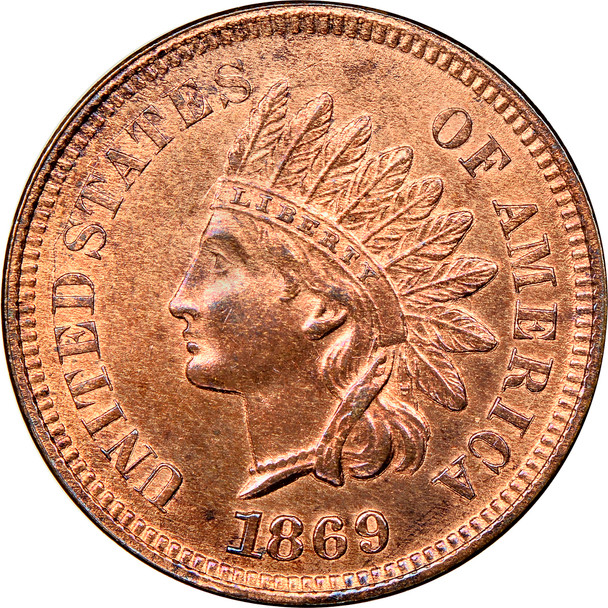 1869 Indian Head Penny