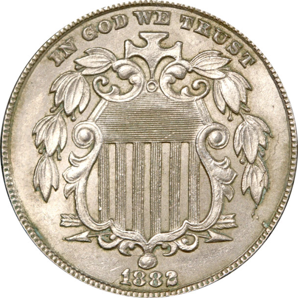 1882 shield nickel