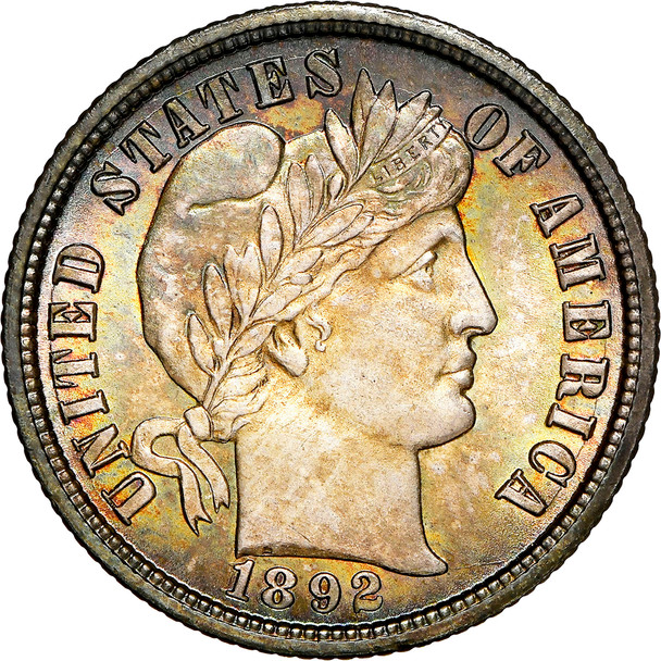 1892-O Barber Dime