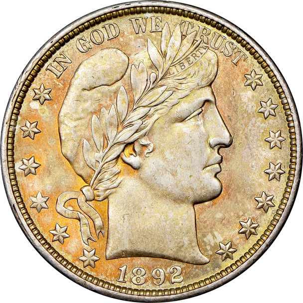 1892-O Barber Half Dollar