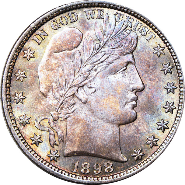 1898-P Barber Half Dollar
