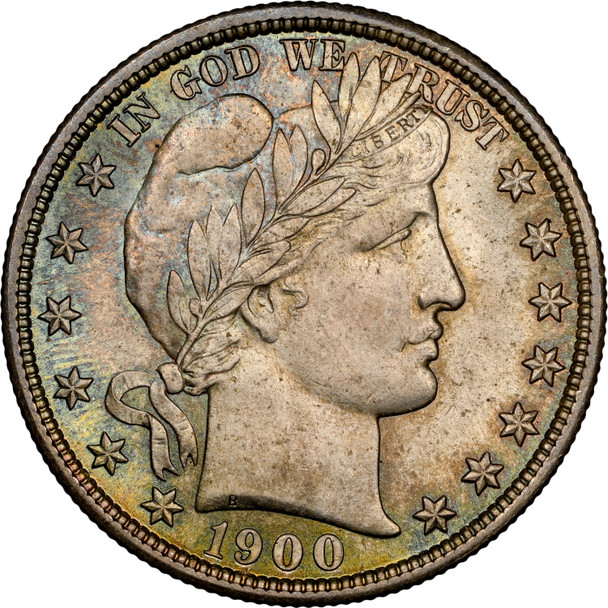1900-P Barber Half Dollar