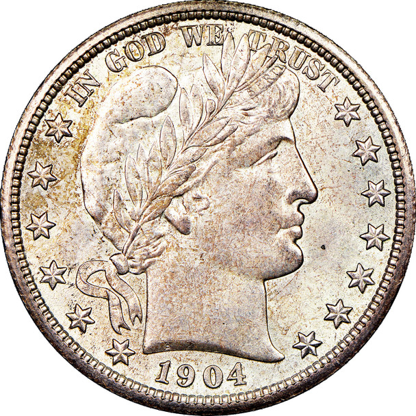 1904-S Barber Half Dollar