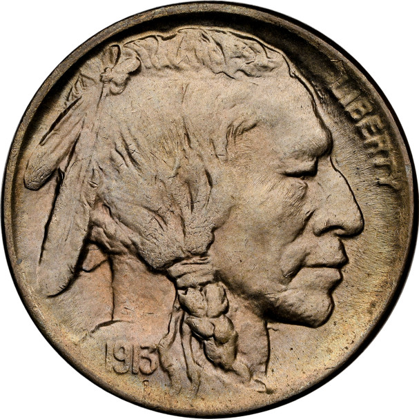 1913-D Type 1 Buffalo Head Nickel Coins