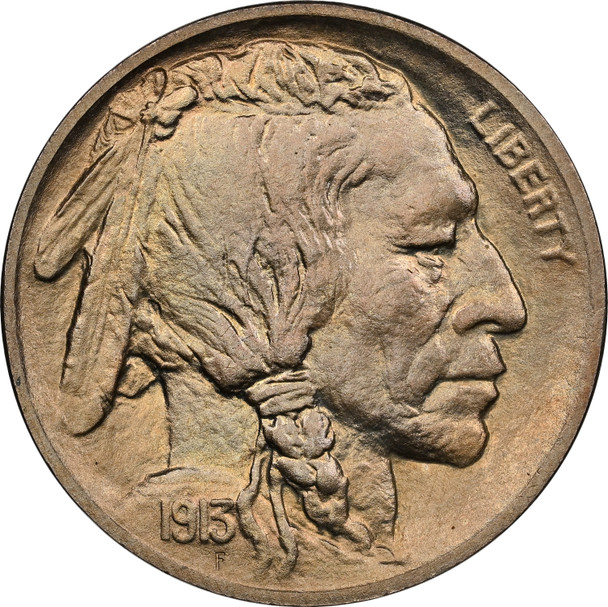 1913 Type 1 Buffalo Head Nickel Coins