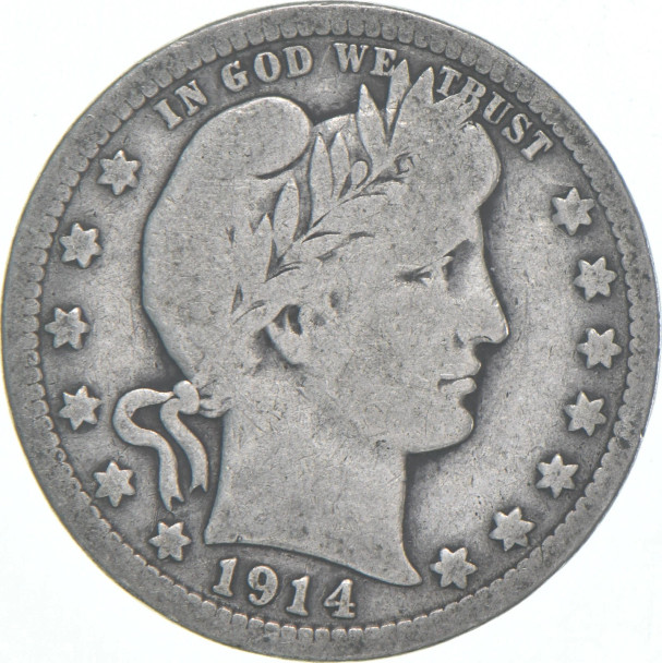 1914-P Barber Quarter Liberty Head Quarters