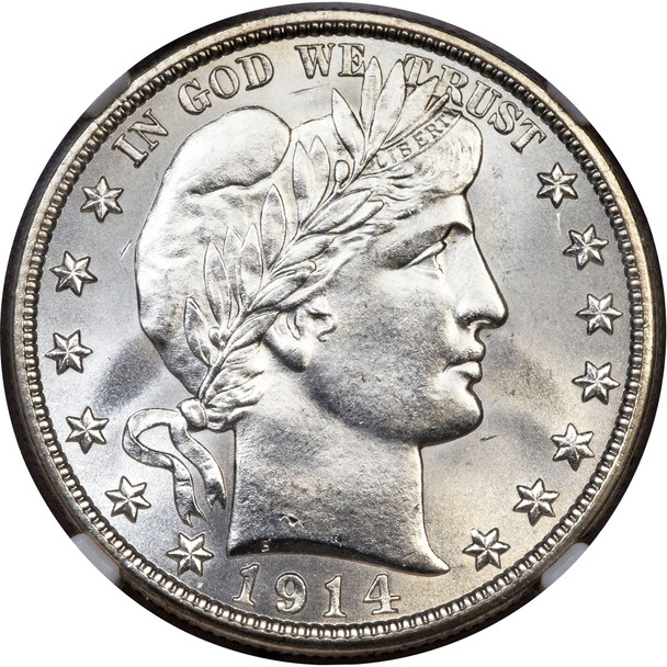 1914-S Barber Half Dollar