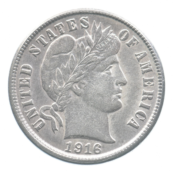 1916-S Barber Dime