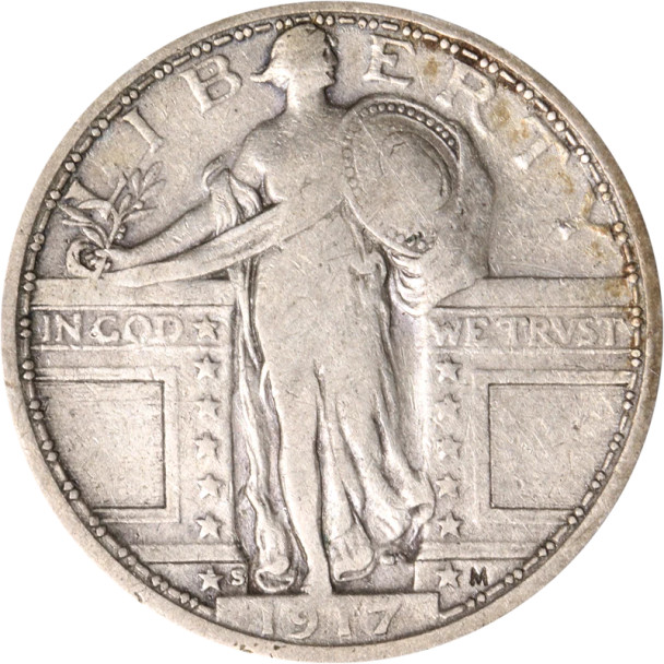 1917-S Type 1 Standing Liberty Quarter
