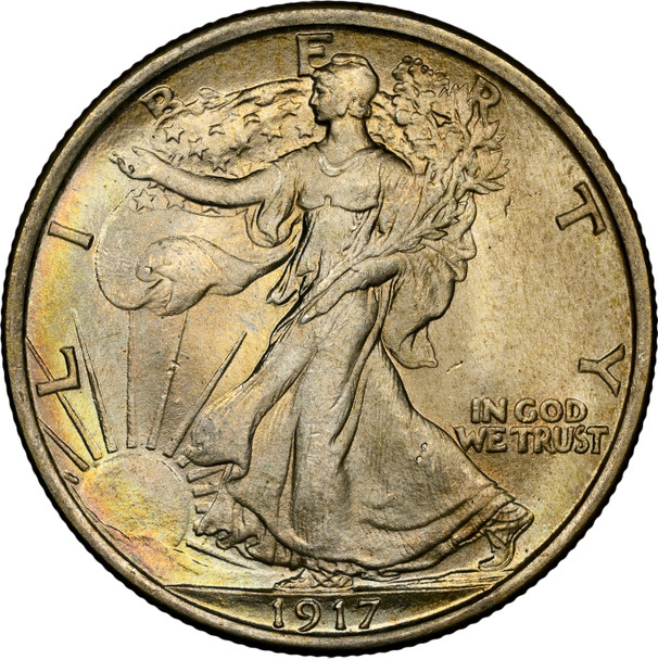 1917-P Walking Liberty Half Dollar