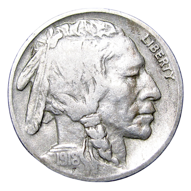 1918-D Buffalo Head Nickel Coins