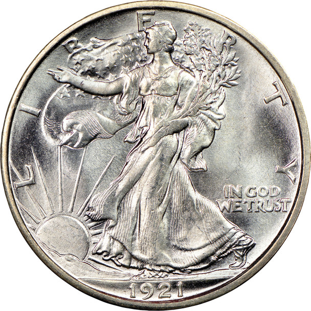 1921-S Walking Liberty Half Dollar