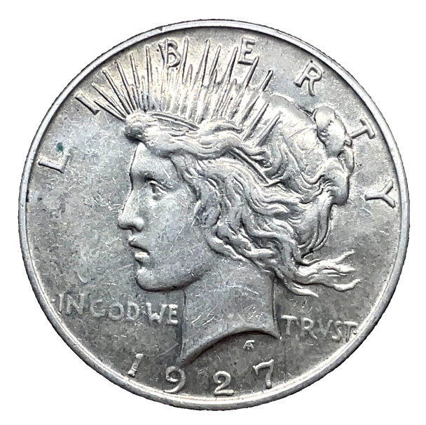 1927-D Peace Silver Dollar