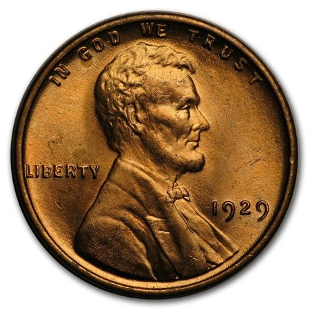 1929 Wheat Penny Pennies US Penny