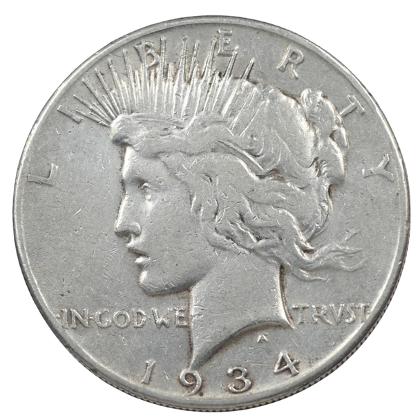 1934-S Peace Silver Dollar