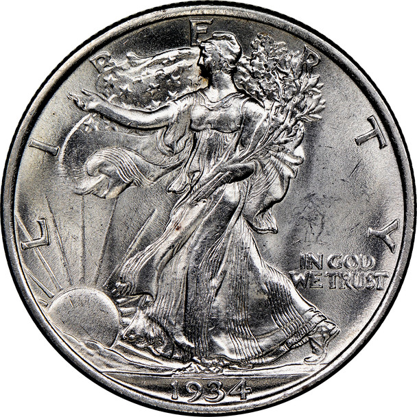 1934-P Walking Liberty Half Dollar