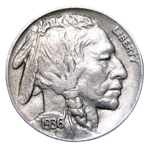 1936-D Buffalo Head Nickel Coins