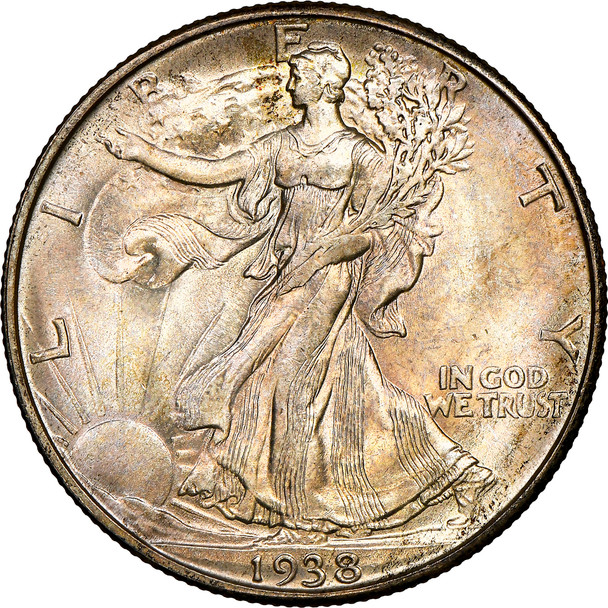 1938-D Walking Liberty Half Dollar