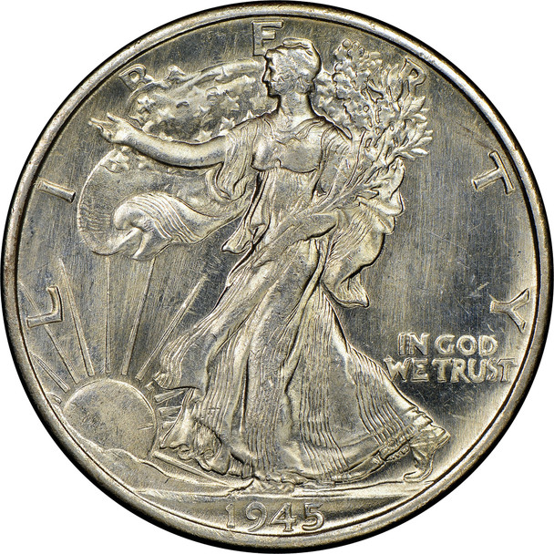 1945-S Walking Liberty Half Dollar