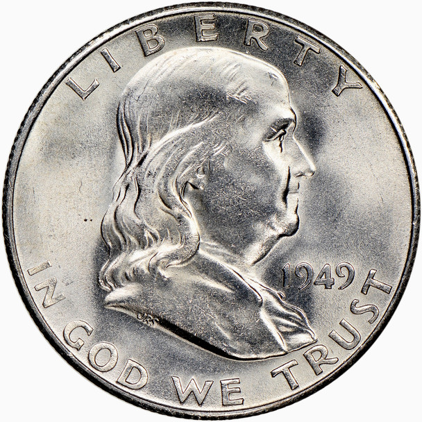 1949-S Franklin Half Dollar