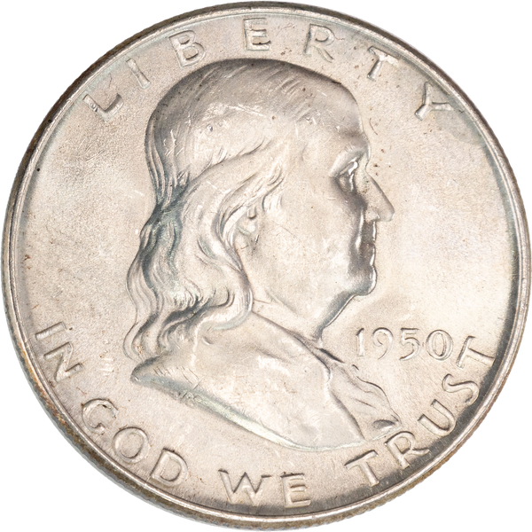 1950-D Franklin Half Dollar