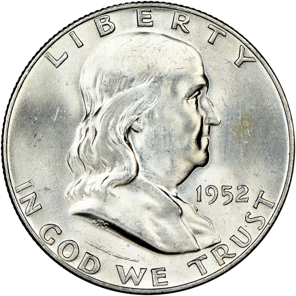1952-D Franklin Half Dollar