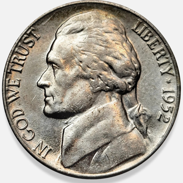 1952 Nickel 1952-S Jefferson Nickel U.S. Nickel For Sale