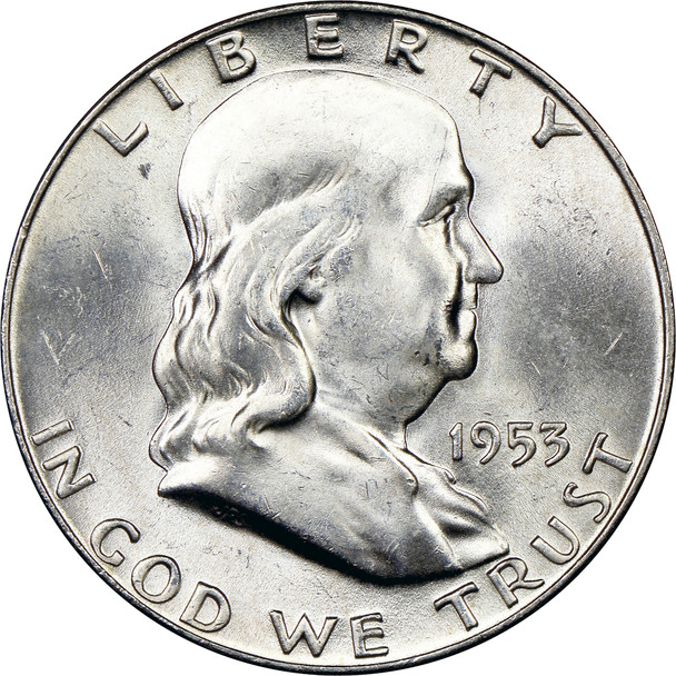 1953-D Franklin Half Dollar