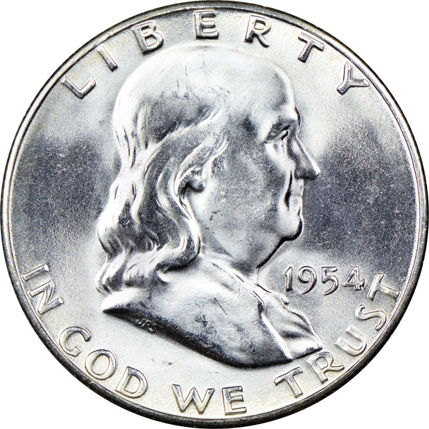 1954-S Franklin Half Dollar