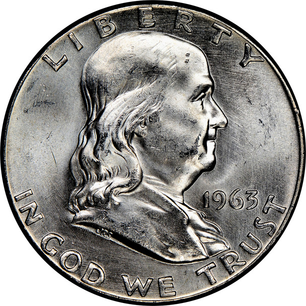 1963-P Franklin Half Dollar