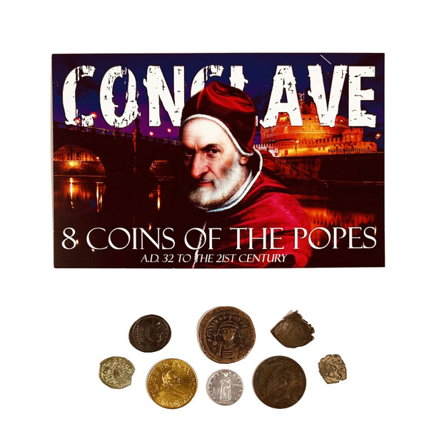 Conclave: 8 Coins of the Popes, AD 32 to the 21st Century (boxed collection) - Limited First Edition