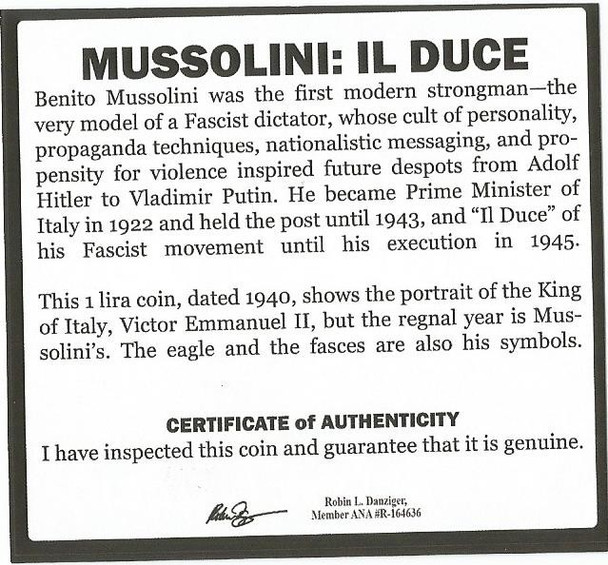 Mussolini: Il Duce (Black Box)