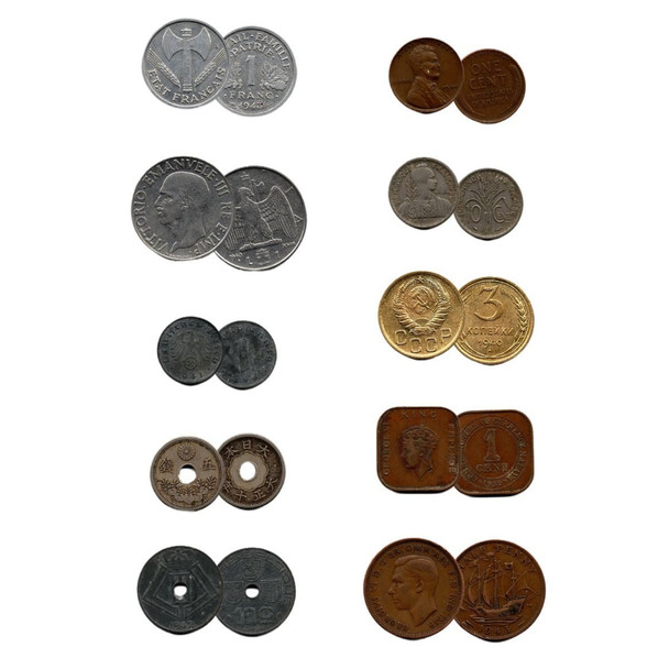 Second World War: Triumph & Tragedy (10 Historical Coins)