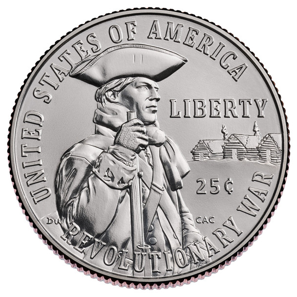 Revolutionary War Quarter Reverse