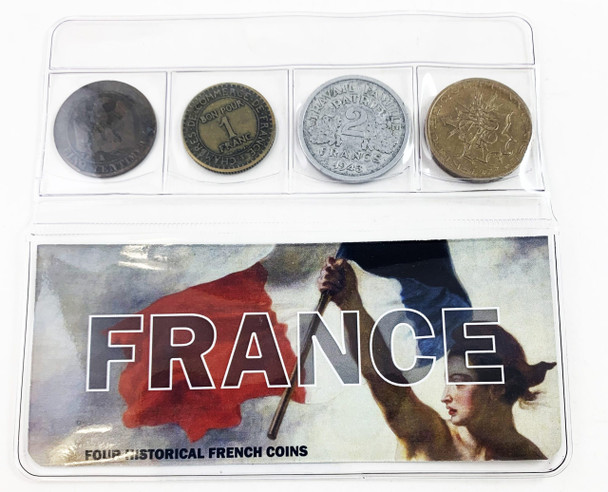 France: Four Historic French Coins - reverse