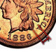 1886 Indian Head Penny Type 2