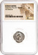 Roman Silver Denarius of Antoninus Pius (AD 138-161) NGC