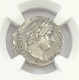 Roman Silver Denarius of Hadrian (AD 117-138) NGC