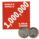World's Only 1,000,000 Lira Coin - front