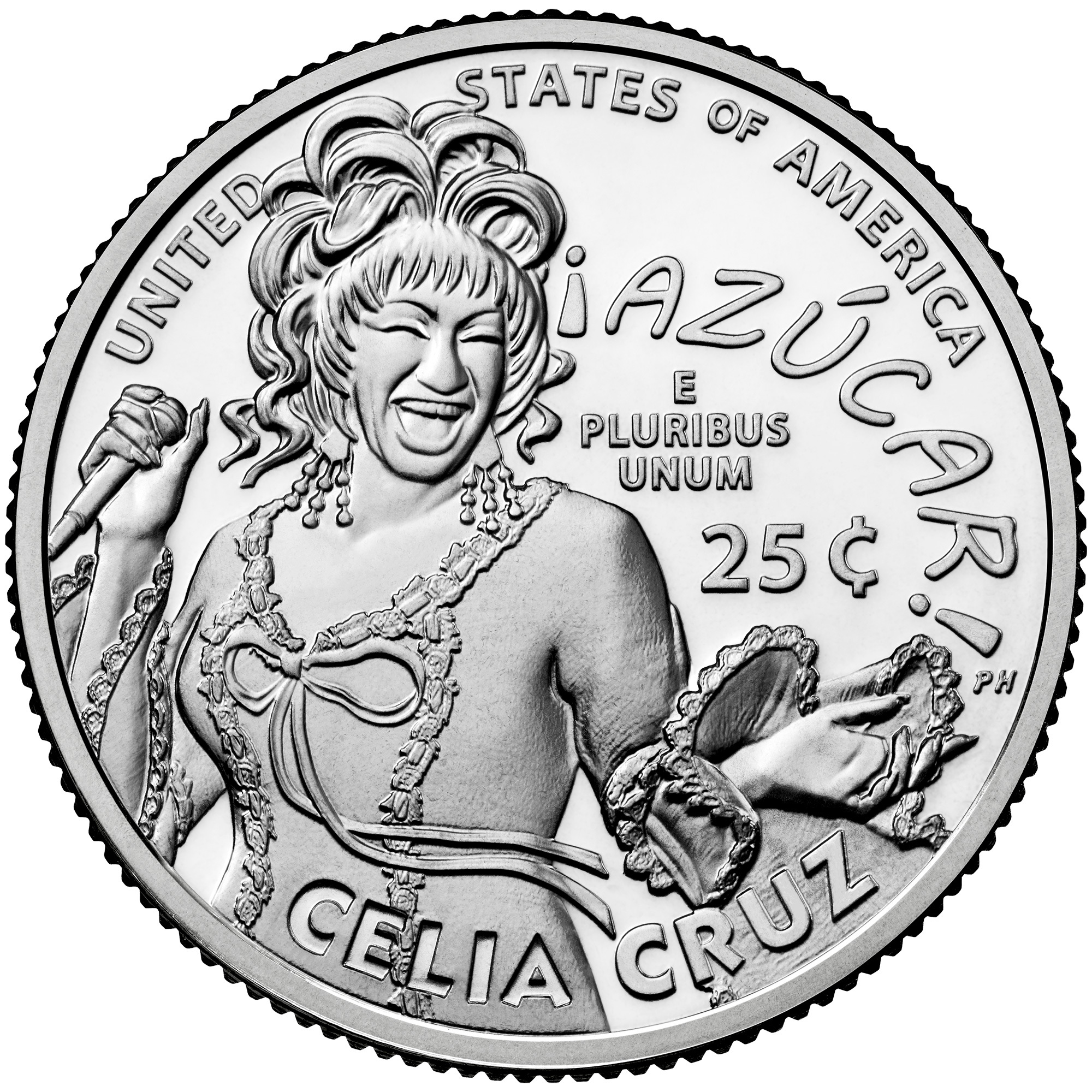 2024 Celia Cruz American Women Quarter reverse