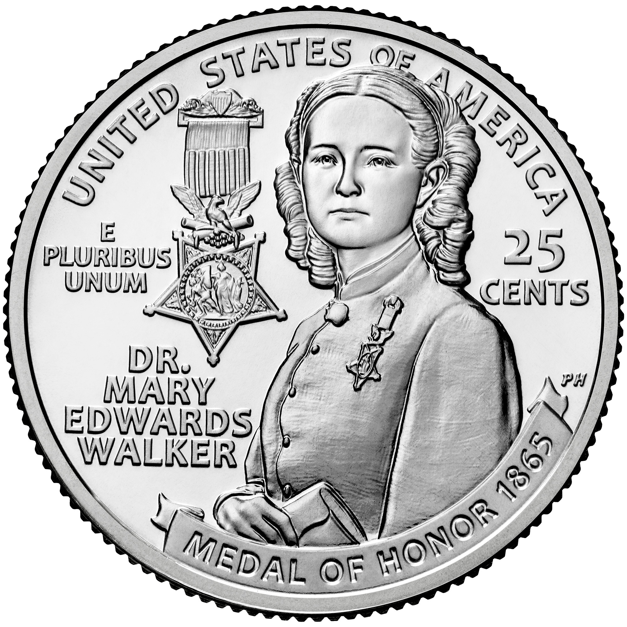 2024 Mary Edwards Walker American Women Quarter reverse