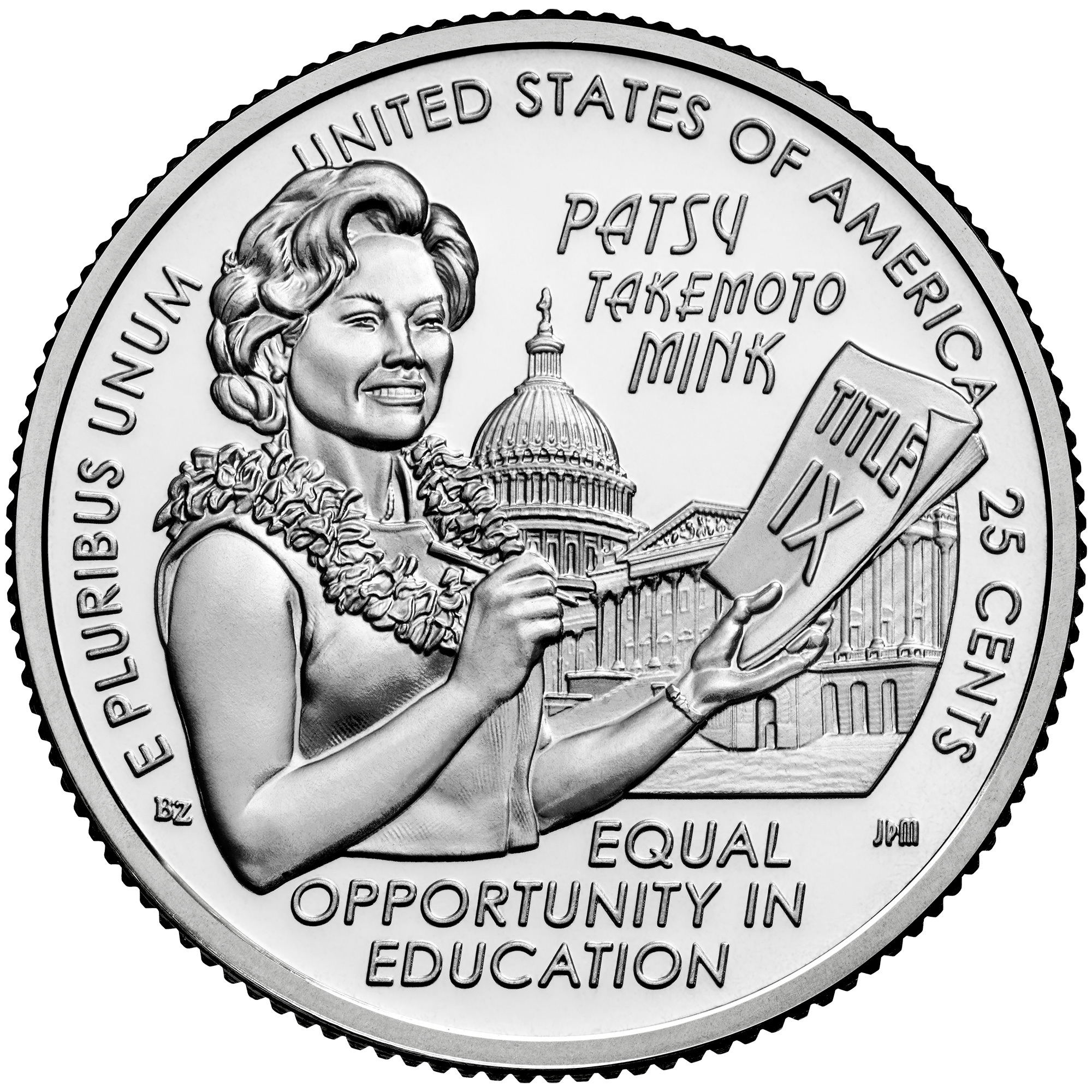 2024 Patsy Takemoto Mink American Women Quarter reverse