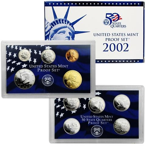 2002 Proof Set US Mint Proof Sets